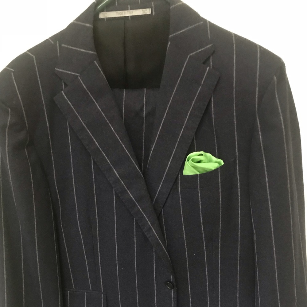 Mens Pin Striped Suit